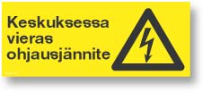 Keskuksessa vieras ohjausjännite