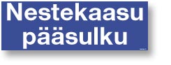 Nestekaasu pääsulku