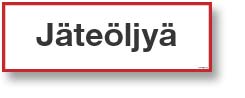 Jäteöljyä