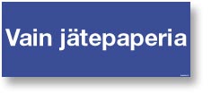 Vain jätepaperia