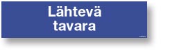 Lähtevä tavara
