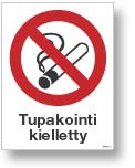 Tupakointi kielletty