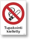 Tupakointi kielletty