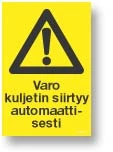 Varo kuljetin siirtyy automaattisesti